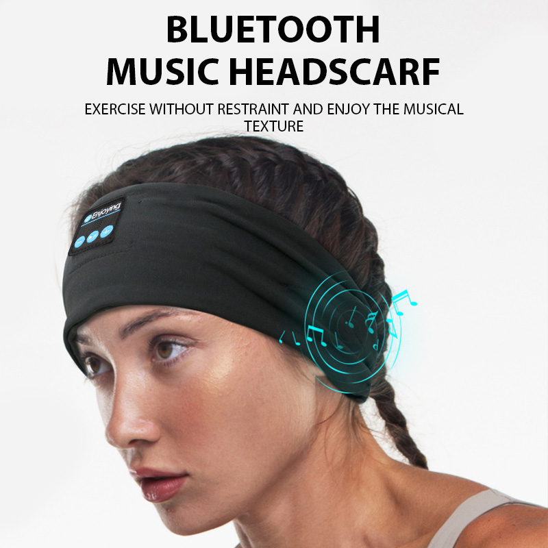 Yoga Fitness Music - Bezprzewodowe słuchawki Bluetooth z pałąkiem na