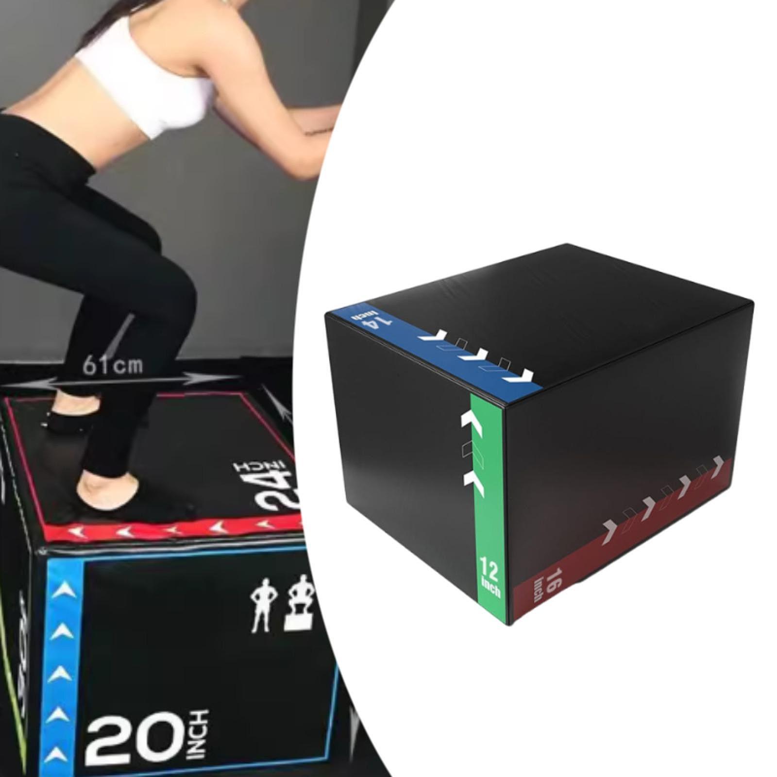 Plyo Jump Box - Plyometryczny box do skoków, wytrzymały, uniwersalny