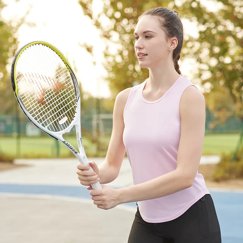 Yoga Fitness Promotion - Damska koszulka sportowa na siłownię, fitness,