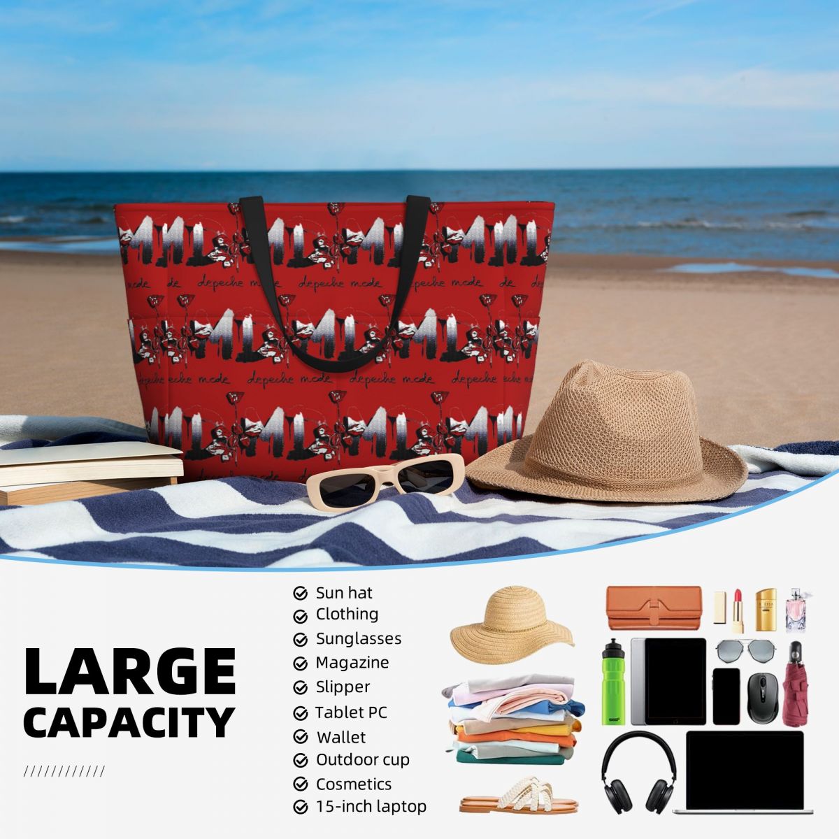 Torba plażowa Depeche Cool Mod – Yoga Fitness Music recenzja i cena
