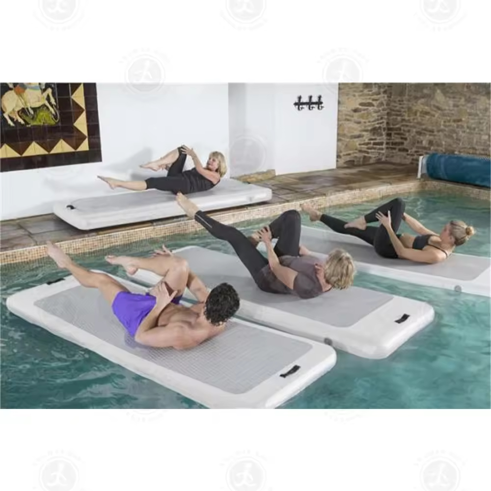 Mata fitness dmuchana z PVC, a – Yoga Fitness Factory recenzja i cena