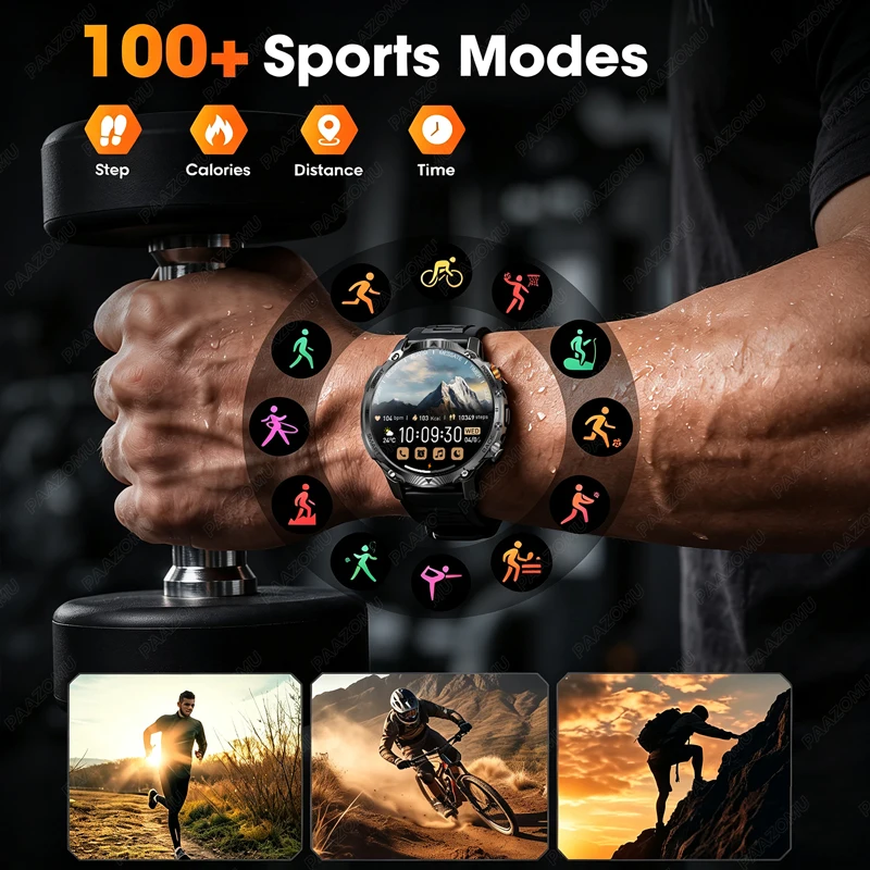 Wytrzymały smartwatch męski 20 – Gym Floor Mats recenzja i cena