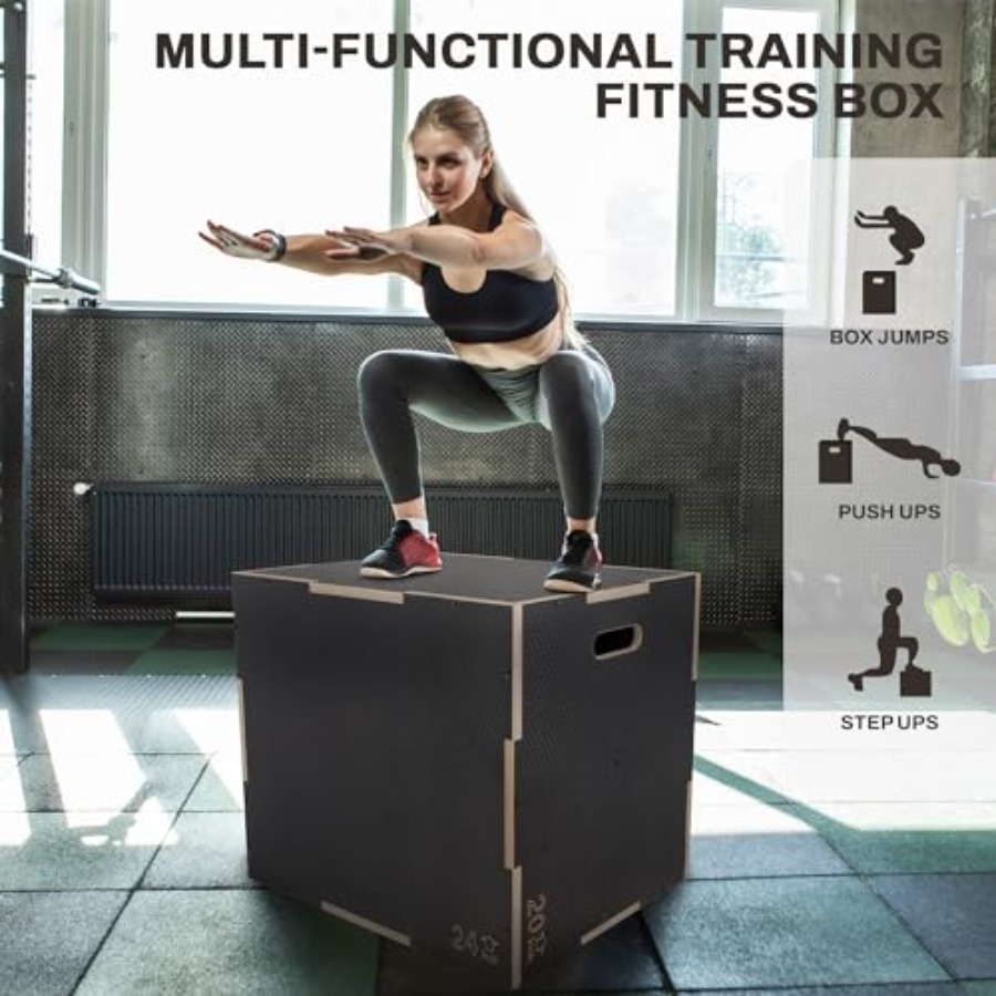 Platforma do ćwiczeń plyometry – Plyo Jump Box recenzja i cena