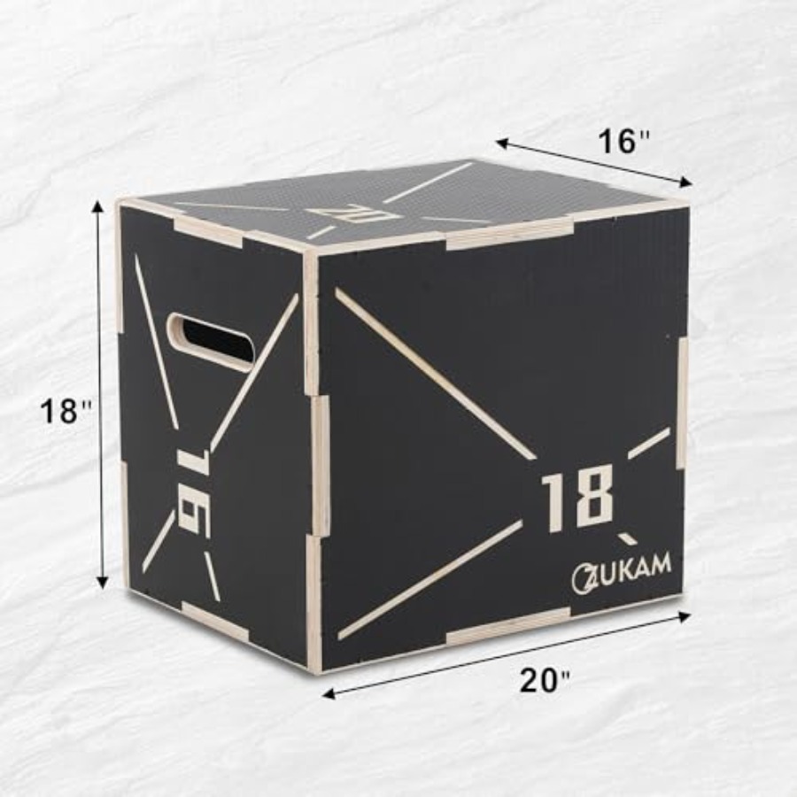 Antypoślizgowa drewniana skrzy – Plyo Jump Box recenzja i cena