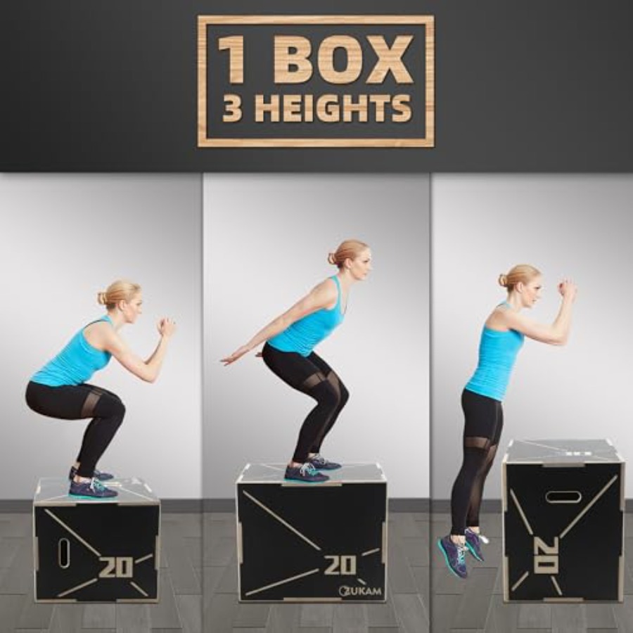 Antypoślizgowa drewniana skrzy – Plyo Jump Box recenzja i cena