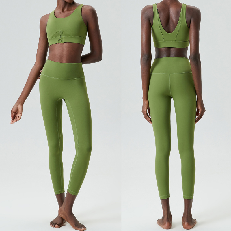 Dwuczęściowy Zestaw Sportowy z – Yoga Fitness Outfit recenzja i cena