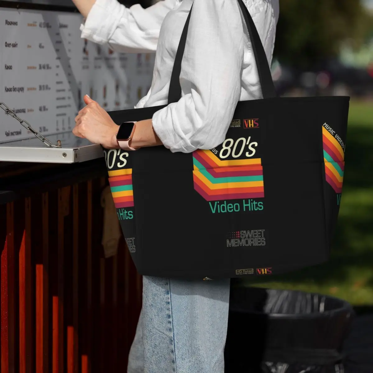 Torba na plażę w stylu retro z – Yoga Fitness Music recenzja i cena