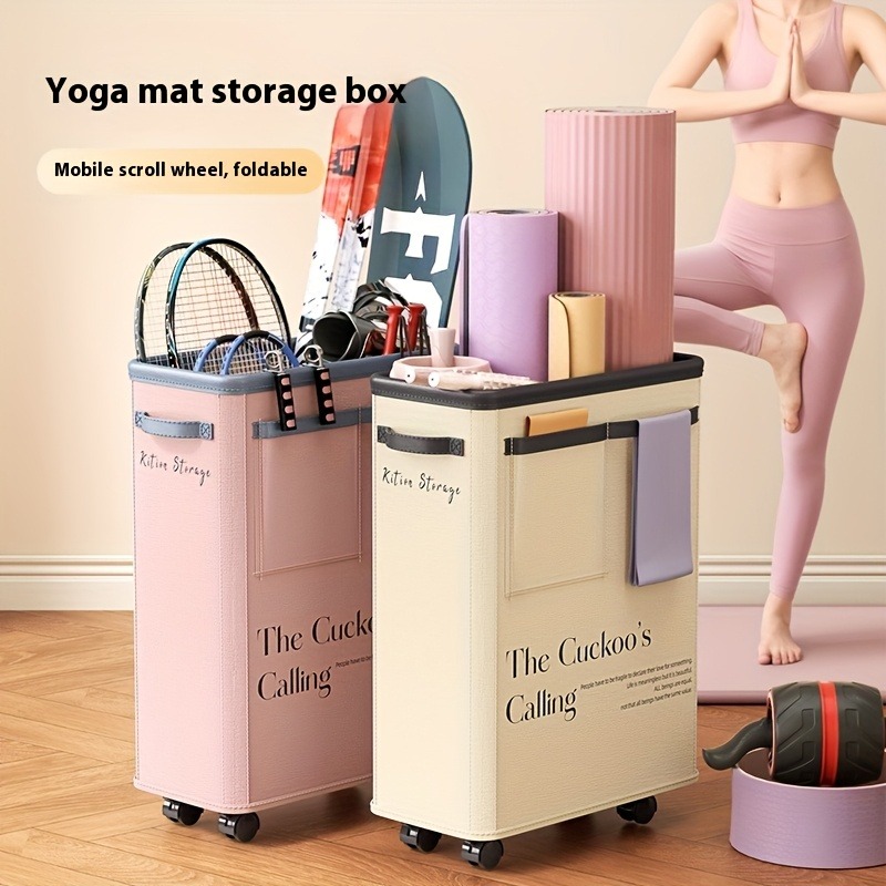 Kosz na maty do jogi z kółkami – Yoga And Fitness Mat recenzja i cena