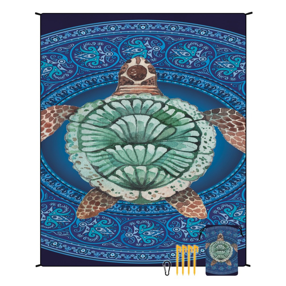 Ręcznik plażowy z motywem palm – Yoga And Fitness Mat recenzja i cena