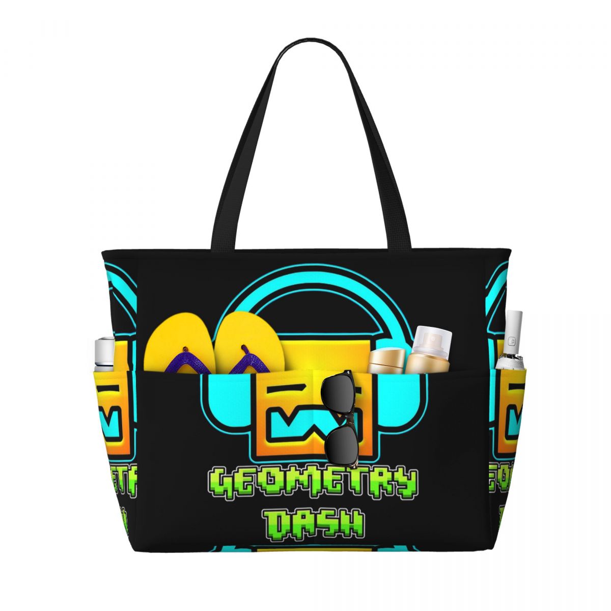 Torba na plażę Geometry Dash z – Yoga Fitness Music recenzja i cena